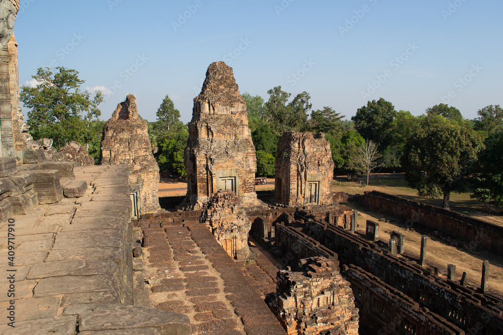 Travel through Cambodia at the temple complex.