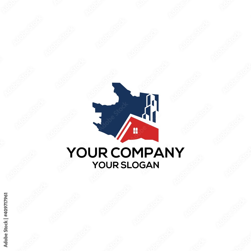 Vancouver Real Estate Logo Design Vector Vancouver Real Estate Logo Design Vector