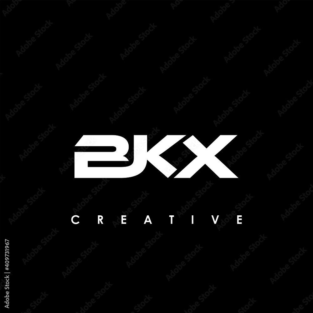 BKX Letter Initial Logo Design Template Vector Illustration BKX Letter Initial Logo Design Template Vector Illustration