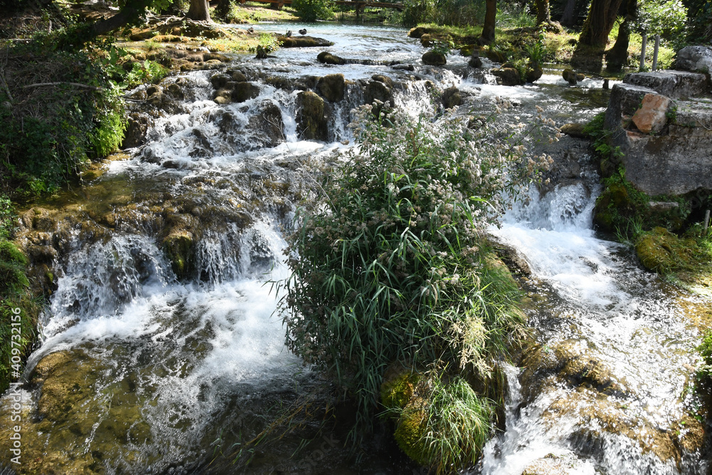 Krka National Park in Croatia. A beautiful park filled with waterfalls and lakes. Krka National Park in Croatia. A beautiful park filled with waterfalls and lakes.