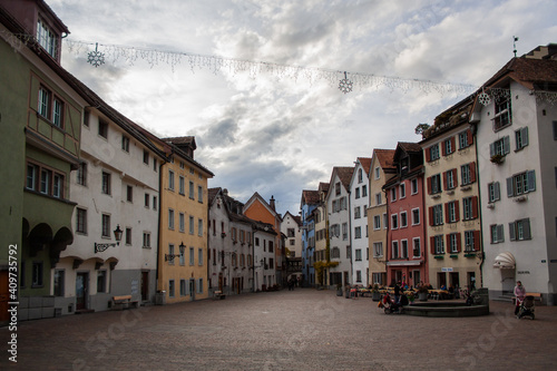 Öffentlicher Platz in der Altstadt von Chur