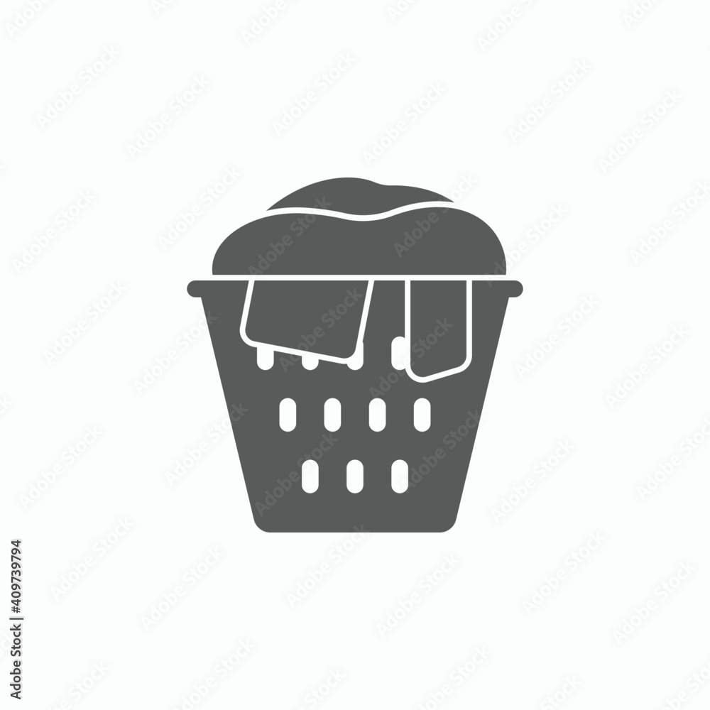 laundry basket icon, clothes basket vector laundry basket icon, clothes basket vector