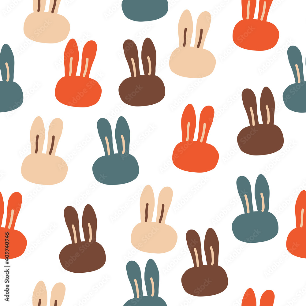 Fototapeta premium Simple basic object repeat pattern design