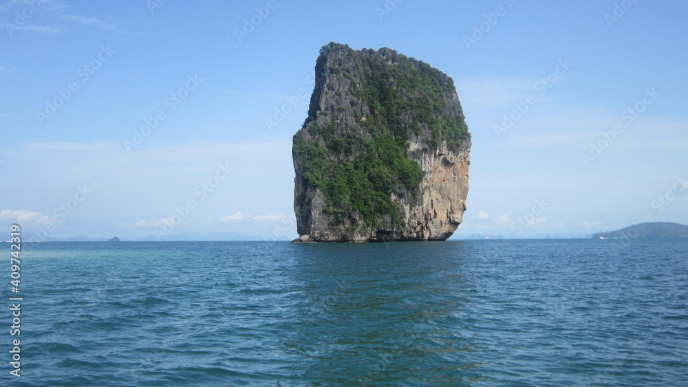 Beutifull Island beach in Krabi Thailand