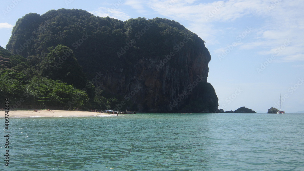 Beutifull Island beach in Krabi Thailand