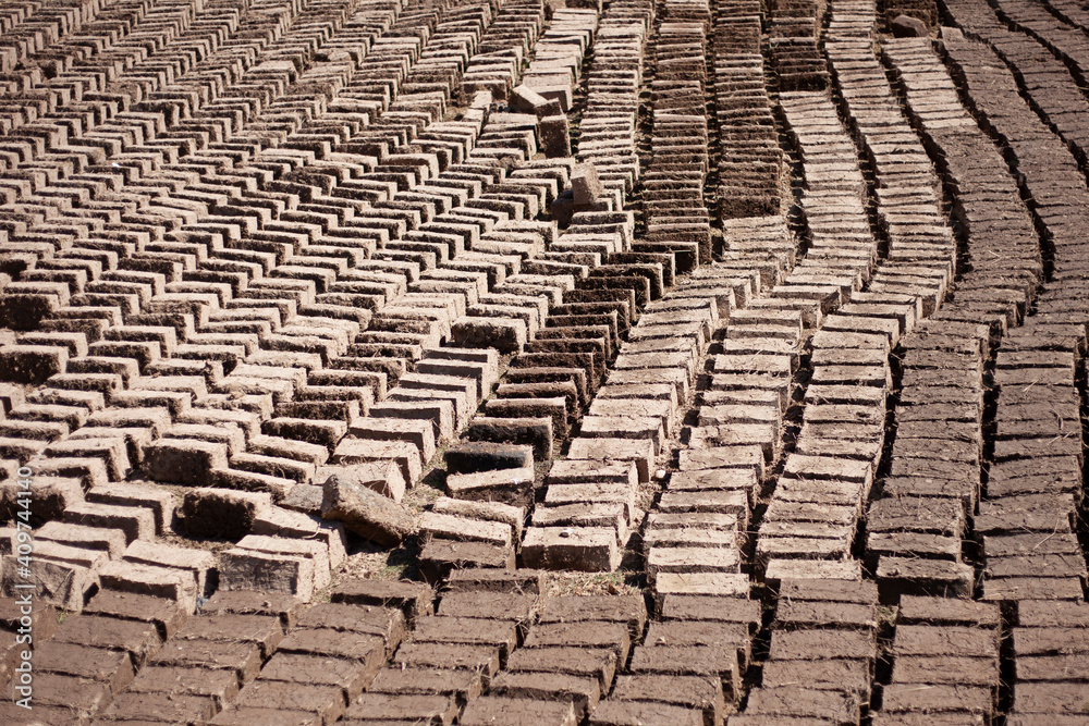  Mud bricks, Peru. June 27, 2019