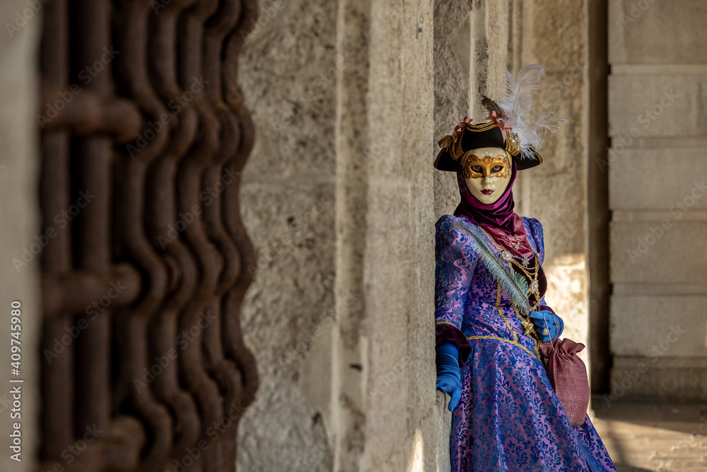 Mask in carnival of Venice