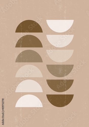 Abstract Sun print boho minimalist printable wall art