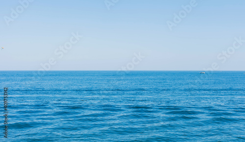 Wallpaper Mural blue sea and sky horizon Torontodigital.ca