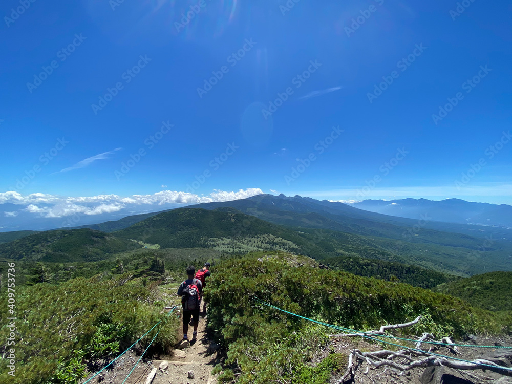 Fototapeta premium hiking in the mountains