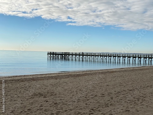 pier on the beach © Kathleen