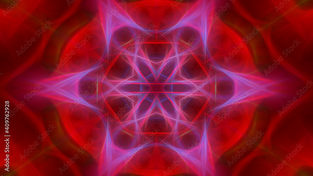 Abstract fractal pink red background.