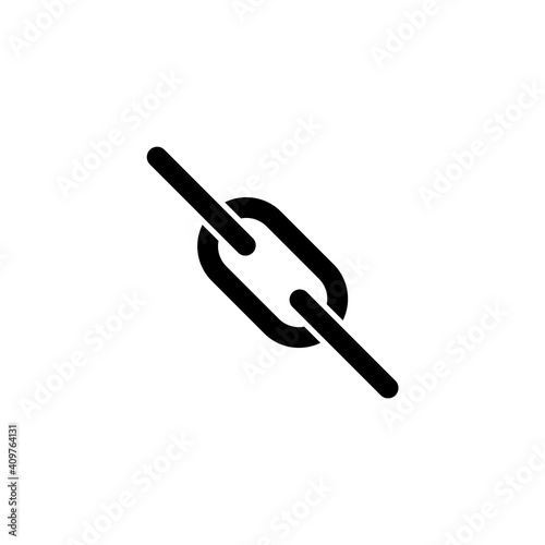 Web link icon. SEO backlink symbol.