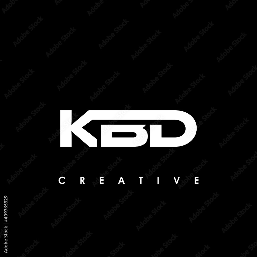 KBD Letter Initial Logo Design Template Vector Illustration KBD Letter Initial Logo Design Template Vector Illustration