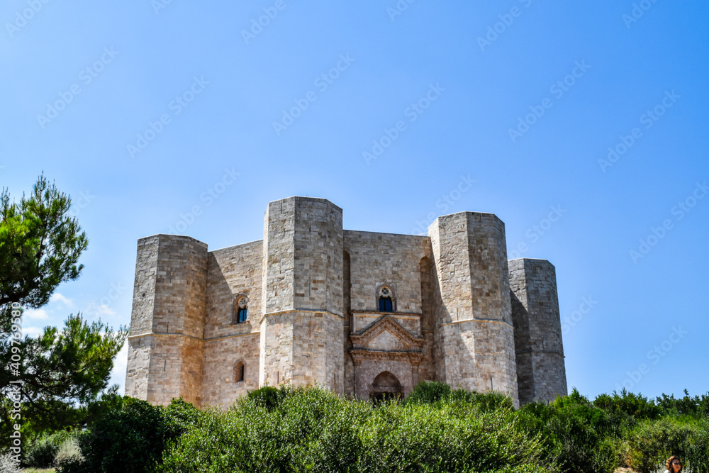 Castel del Monte, fortress built for Frederick II of Swabia, emperor of the Holy Roman Empire, in Puglia.