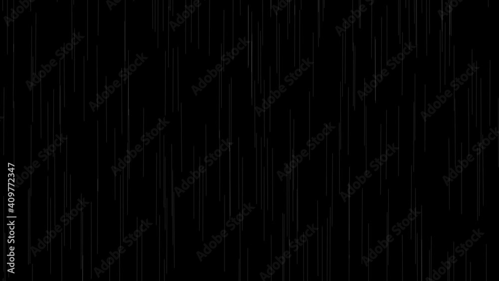 Raindrops on a black background - computer animation Raindrops on a black background - computer animation