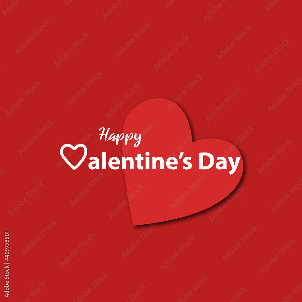 1080 x 1080 Happy Valentine's Day Card, Valentine Card, Background Valentine Card