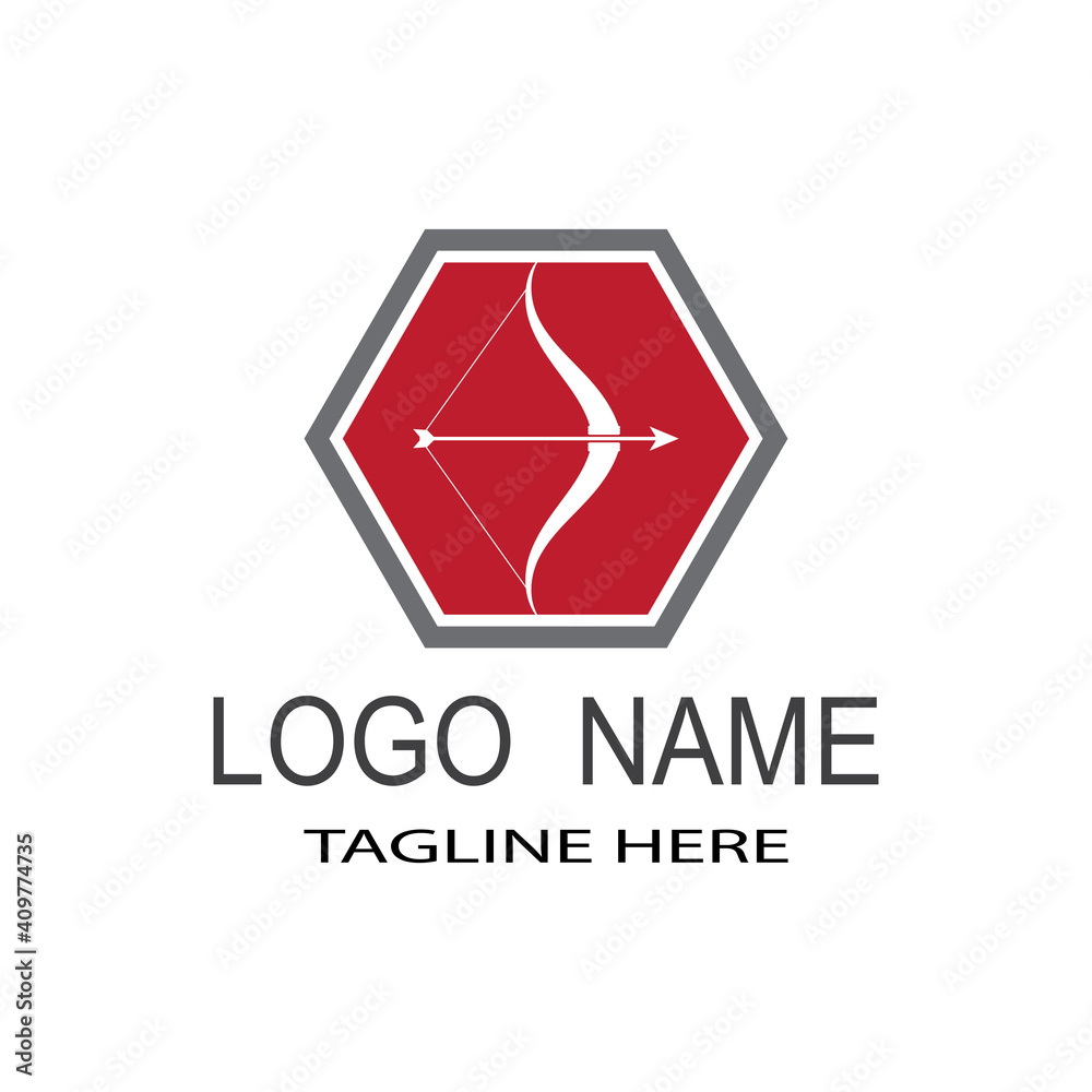Arrow archery icon vector illustration Logo Template design Arrow archery icon vector illustration Logo Template design