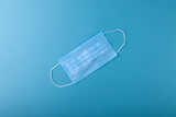 Surgical disposable blue medical masks for stop coronavirus