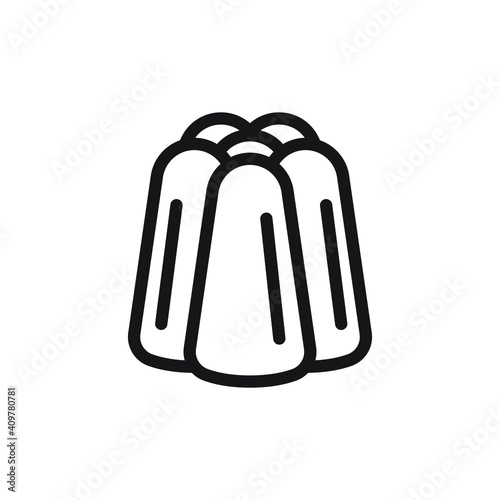 Jelly icon design. isolated on white background. vector illustration