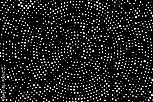 black and white of halftone background