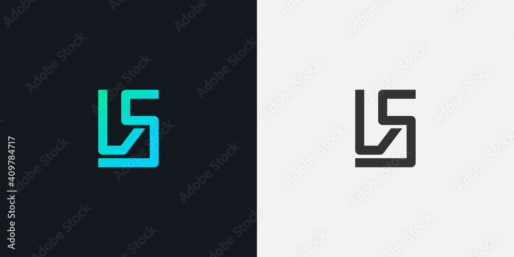 Abstract Initial Letter L and S Logo. LS logo with Blue Gradient. Usable for Business and Technology Logos. Flat Vector Logo Design Template Element. Abstract Initial Letter L and S Logo. LS logo with Blue Gradient. Usable for Business and Technology Logos. Flat Vector Logo Design Template Element.