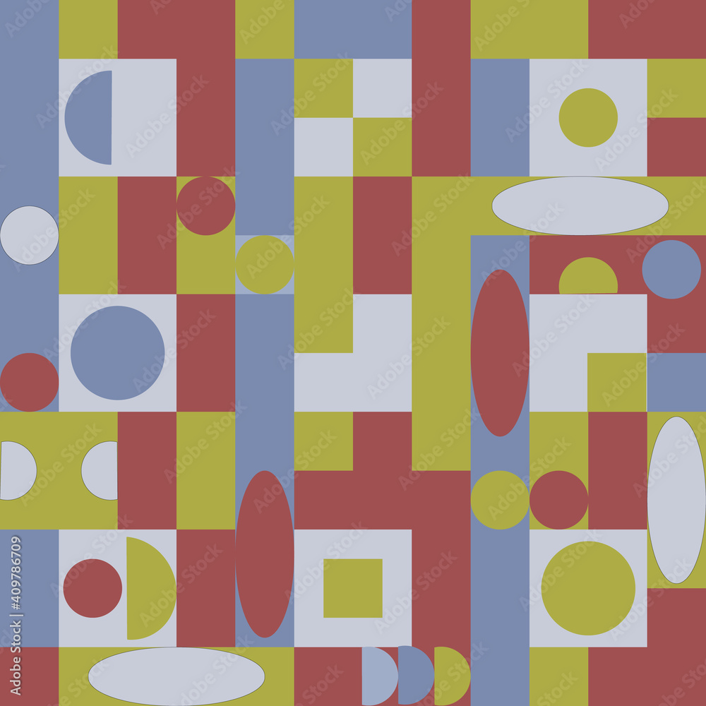 Geometric Ornament Constructivism Style Seamless Pattern Geometric Ornament Constructivism Style Seamless Pattern
