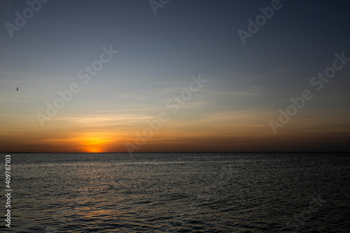 SUNSET ON HOLBOX ISLAND IN MEXICO © alesprieto