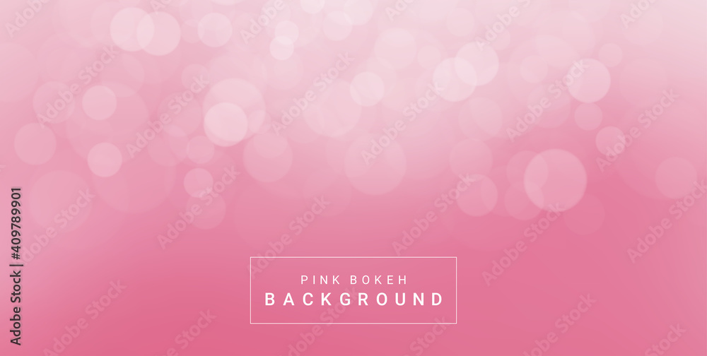 Abstract pink bokeh background