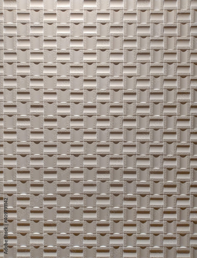 white Cambered surface brick wall texture, Curved Arched Mosaic background, light glare white Cambered surface brick wall texture, Curved Arched Mosaic background, light glare