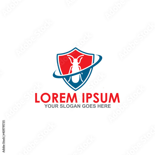 pest control vector , insecticide logo