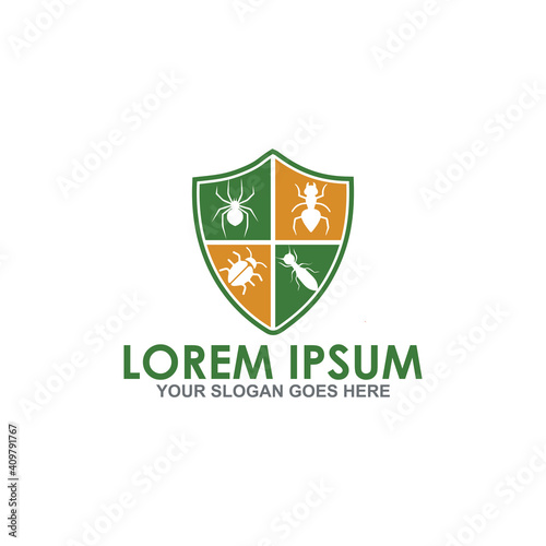 pest control vector , insecticide logo