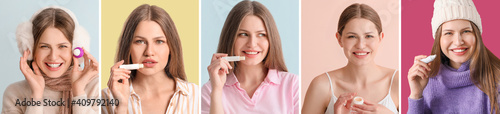 Beautiful young woman with ...