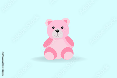 illustration of happy teddy day background with set of cartoon funny colorful teddy bears creative new design for Wallpaper  flyers  invitation  posters  brochure  banners 