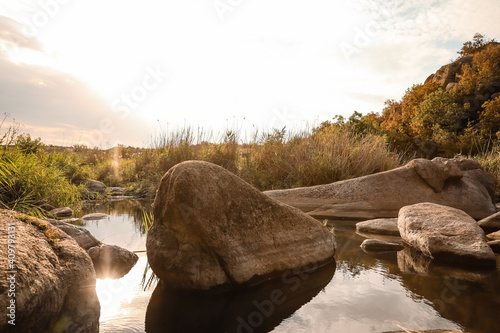 Landscape with beautiful la...