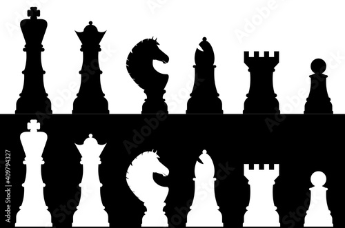 Valokuvatapetti Chess figures design