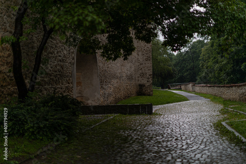 Stadtspaziergang bei nacht in amberg  photo