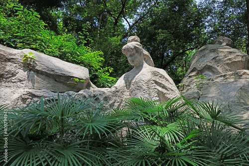 Women's sculpture in Yuexiu Park, Guangzhou, China