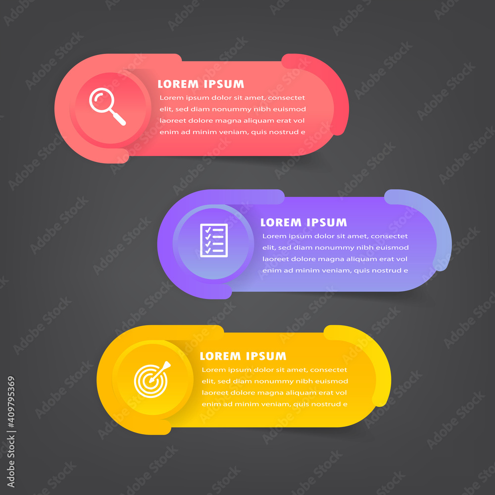 modern text box template, banner Infographics modern text box template, banner Infographics