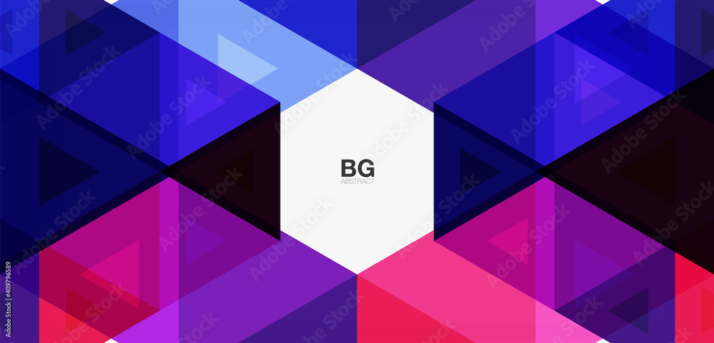 Mosaic triangle pattern abstract background for cover, banner, flyer and poster and other template Mosaic triangle pattern abstract background for cover, banner, flyer and poster and other template