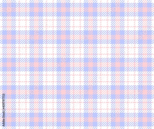 春夏カラーのシームレスなチェック柄