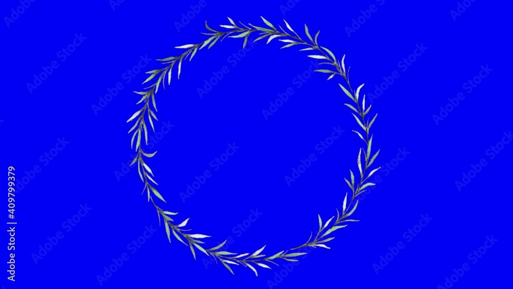 rotating flower frame with green screen rotating flower frame with green screen