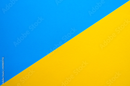 Striking background colour paper material blue and yellow