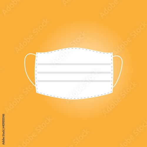 Safety breathing masks Corona Virus COVID-19. Industrial safety wearing mask, dust protection respirator and breathing medical respiratory mask. Hospital or pollution protect face masking. 