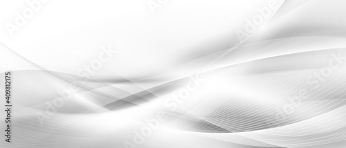 Abstract grey background poster with dynamic. technology network Vector illustration. photo