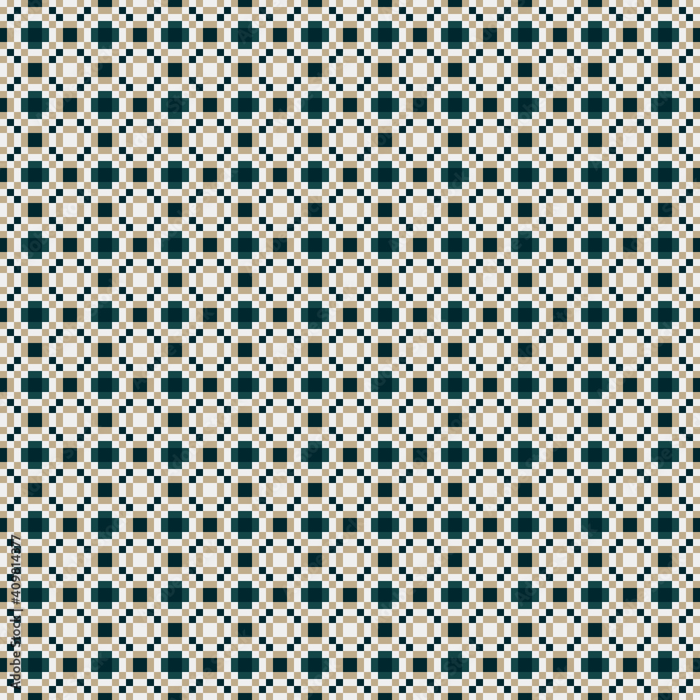 Abstract Cross Pattern generative computational art illustration