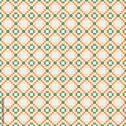 Abstract Cross Pattern generative computational art illustration © vector_master