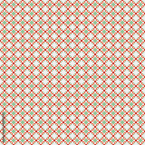 Abstract Cross Pattern generative computational art illustration