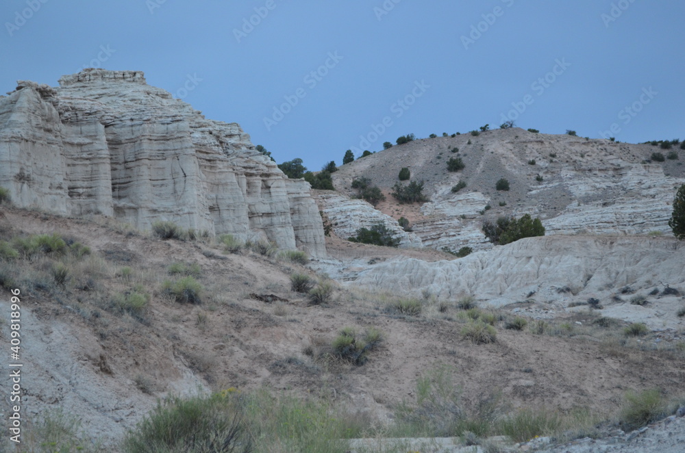 White hills in New Mexico (distant) White hills in New Mexico (distant)
