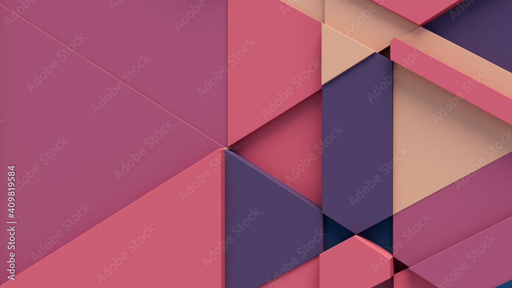 Multicolored tech background, with a geometric 3D structure. Clean, pastel colored design with simple, modern forms. 3D render Multicolored tech background, with a geometric 3D structure. Clean, pastel colored design with simple, modern forms. 3D render